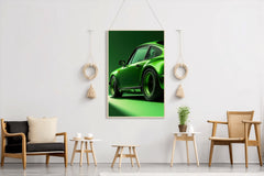 Porsche Carrera Coupe Green Wall Art