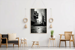 Black White Architectural Wall Art