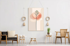 Light Colors Flower Painting Abstract Wall Art