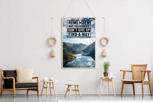 Don't Give Up Motivational Wall Art - beink online art store