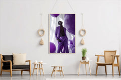 Purple Formal Suit Wall Art