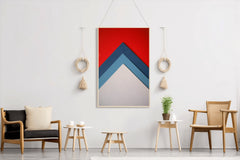 Multicolor Papers Abstract Wall Art