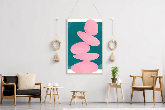 Stone Balance Painting Wall Art - beink online art store