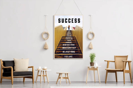 Journey To Success Motivational Wall Art - beink online art store