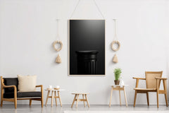 Olympus Vase Black & White Wall Art