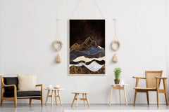 Marbled Peaks Modern Wall Art