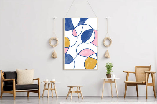 Colorful Lines Poster Wall Art - beink online art store
