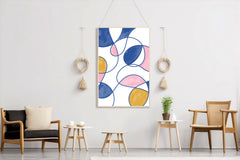 Colorful Lines Poster Wall Art