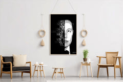 Elon Musk Motivational Quote Wall Art - beink online art store