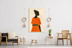 Black Women Textured Wall Art