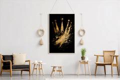 Golden Crown Wall Art