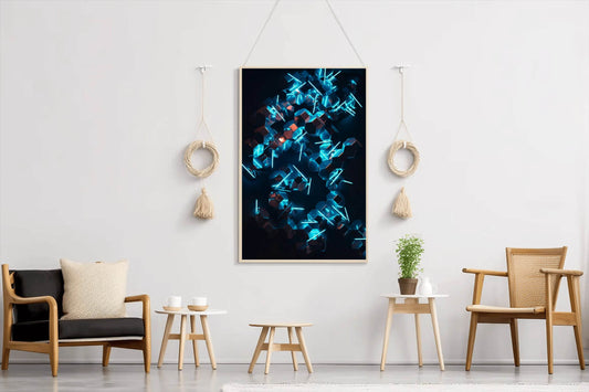 3D LED Crystals Abstract Wall Art - beink online art store