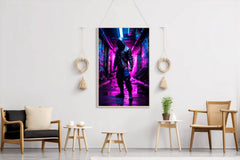 Neon Ninja Warrior Cyberpunk - beink online art store