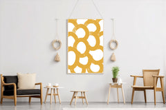 Yellow Contiguous Circles Wall Art