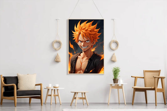 Natsu Dragneel Anime Wall Art - beink online art store