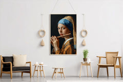 Musician Girl Wall Art