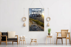 Climb to the Top Motivational Wall Art - beink online art store