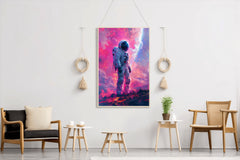 An astronaut in the space wall art