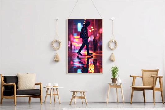 Young Skater Wall Art - beink online art store