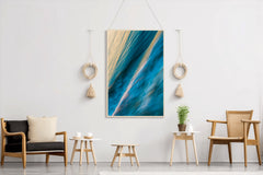 Sea Waves Abstract Wall Art