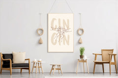 Gin Gin Cocktail Wall Art