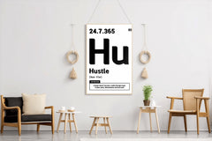 Hustle 24.7.365 Motivational Wall Art - beink online art store