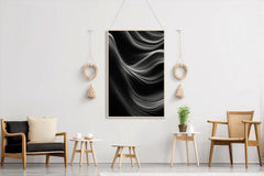 Abstract Black & White Wall Art