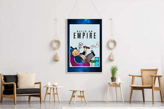 Monopoly-Inspired Success Motivational Wall Art - beink online art store