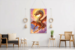 Golden Dragon Animal Wall Art