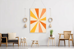 Drawing Orange And Yellow Rays - beink online art store