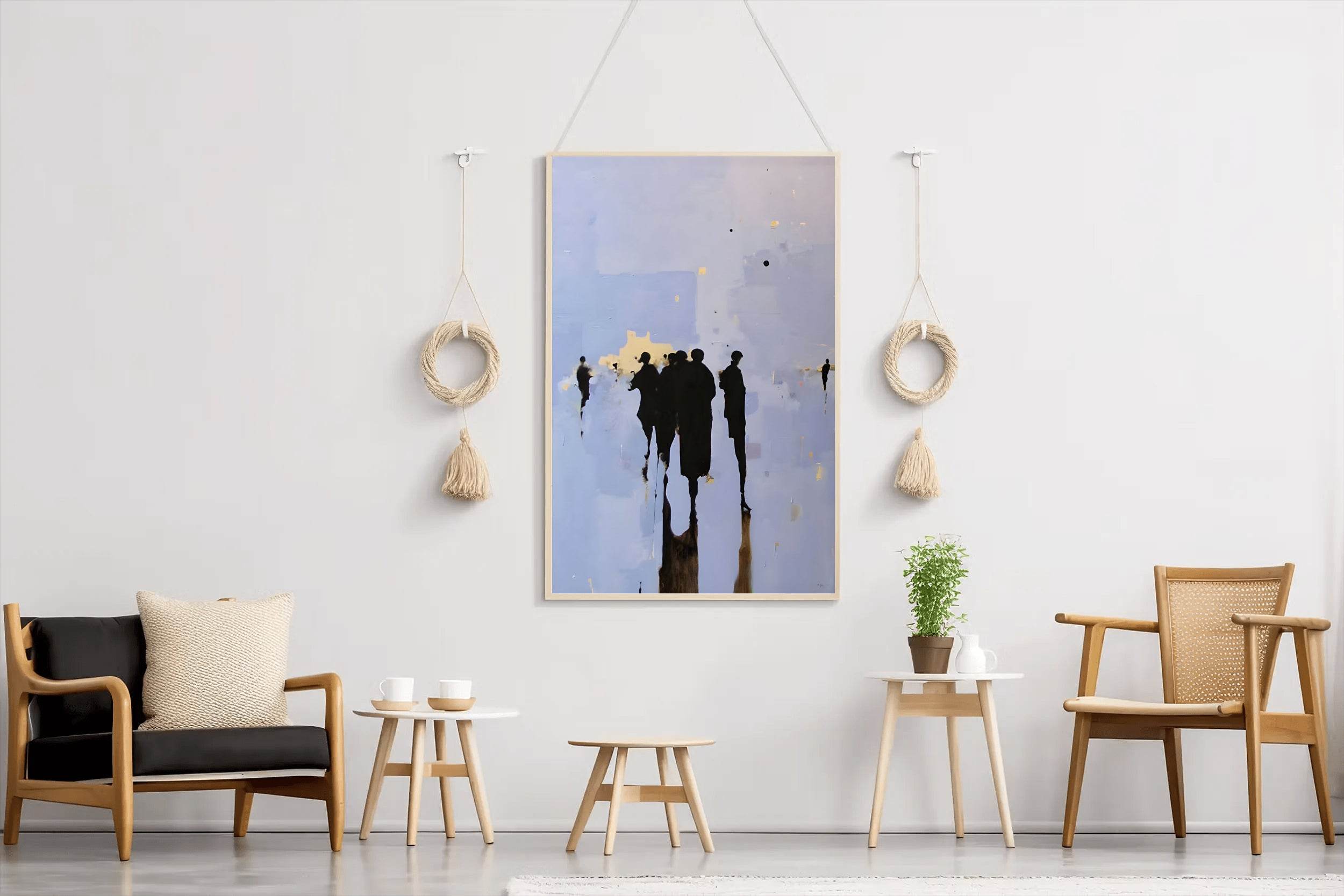 Cityscape Reflections Modern Wall Art - beink online art store