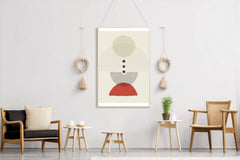 Circular Geometric Shapes Abstract Wall Art