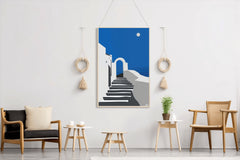 Stairs to the Sky. Santorini - Greece Wall Art