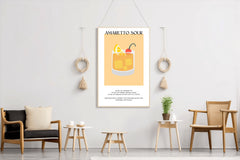 Whiskey Amaretto Sour Wall Art