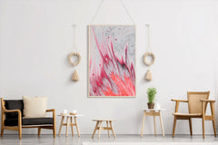 Smooth Long Run Elegent Brush Strokes Abstract Wall Art