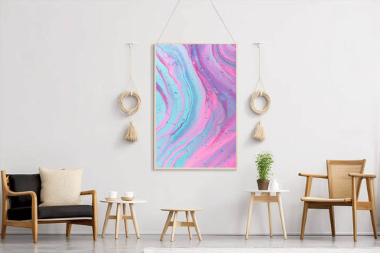 Water Color Fluid Abstract Wall Art - beink online art store