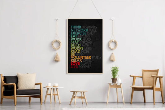 Life Hack Motivational Wall Art - beink online art store