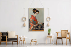 Japanese Dj Geisha Ramen Wall Art