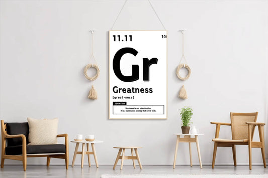 11.11 Greatness Motivational Wall Art - beink online art store