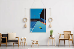Tennis Court Art Print - beink online art store