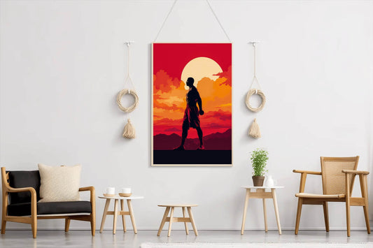 Anime Style Boxing Day Wall Art - beink online art store