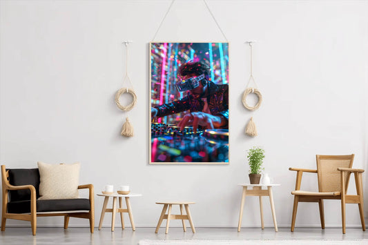 Music Synth With VR Wall Art - beink online art store