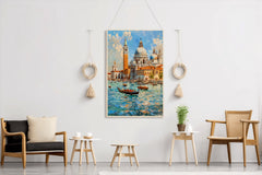 Watercolor Painting Of Venice Italy Wall Art