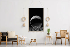 Lense Ball Black & White Wall Art