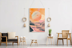 Master Flame Space Themed Classic Aesthetic Wall Art Poster for Living Room, Home & Wall Decor - Space | Astronaut | Earth