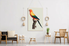 Painting of Sun Conure Parrot Wall Art