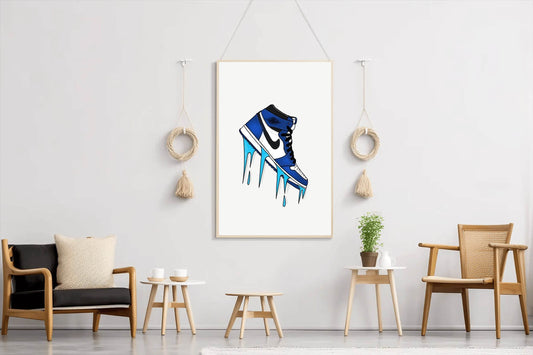 Nike Shoe Abstract Wall Art - beink online art store