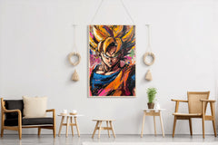 Painting of Goku- The Dragon Ball Series