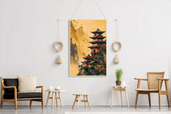 Chinese Temple Painting Wall Art