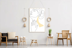 Woman Massaging Her Neck Wall Art